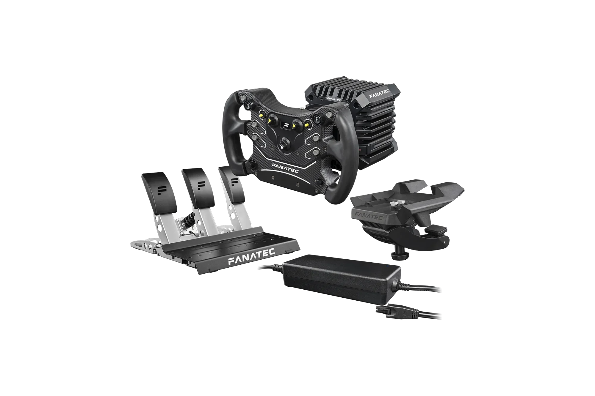 fanatec csl dd with thrustmaster pedals FANATEC CSL DD Ready2Race GT3 Bundle