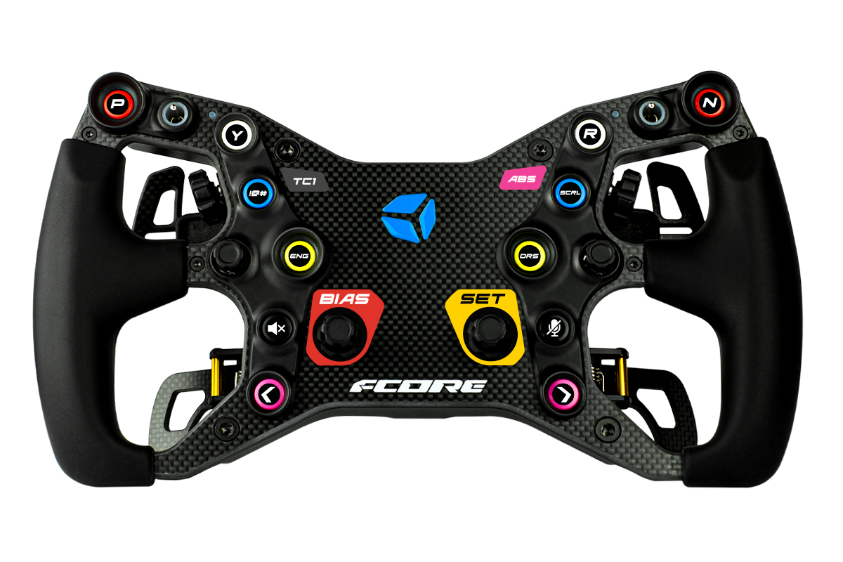 Cube Controls F-PRO Blue SIM フォーミュラホイール F-CORE steering wheel | Simufy