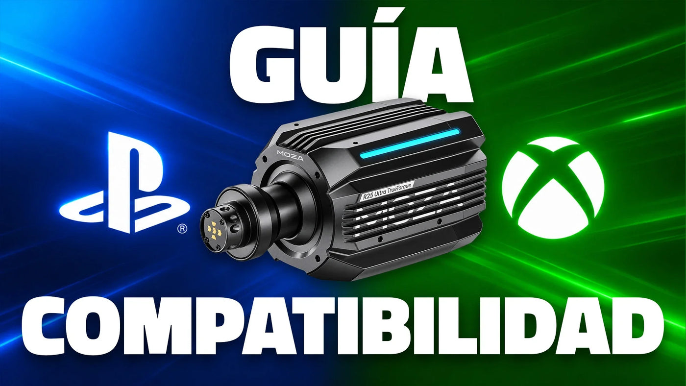 Compatibilidad de volantes de simracing con consola: PC, Xbox y PlayStation explicado de forma sencilla