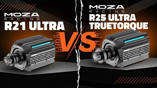 MOZA R25 Ultra TrueTorque vs MOZA R21 Ultra: ¿cuál se adapta mejor a ti?