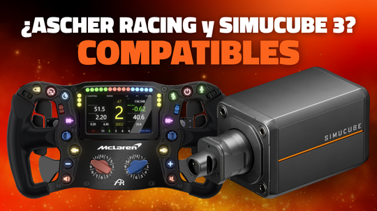 Compatibilidades entre los volantes Ascher Racing y la Simucube 3