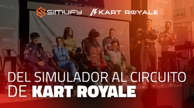 Simufy recrea el circuito urbano de Kart Royale en Granada para el entrenamiento de los creadores