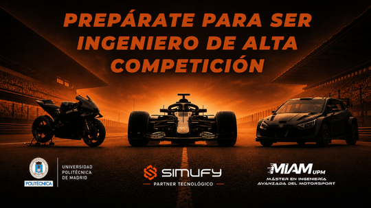 Simufy, partner tecnológico del Máster de Motorsport de la UPM: simulación profesional aplicada a la formación en ingeniería