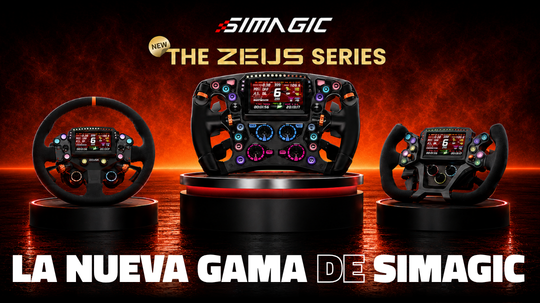 Nueva gama Simagic ZEUS: Formula, GT y Sport elevan el simracing premium