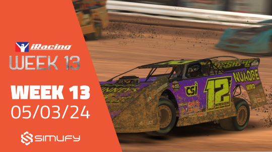 We're here, as Mecano would say, "one more year" of Week 13 on iRacing!