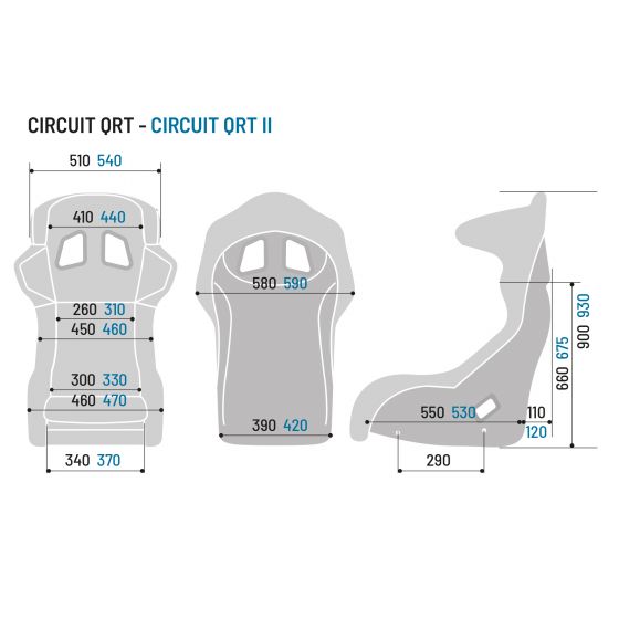 Baquet Sparco Circuit I QRT Reacondicionado