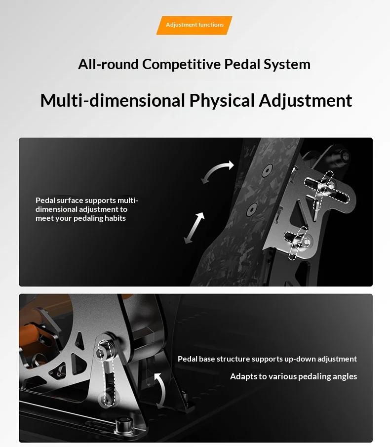 vector pedale Simracing-Pedale PXN Vector X | 200kg Load Cell und CNC