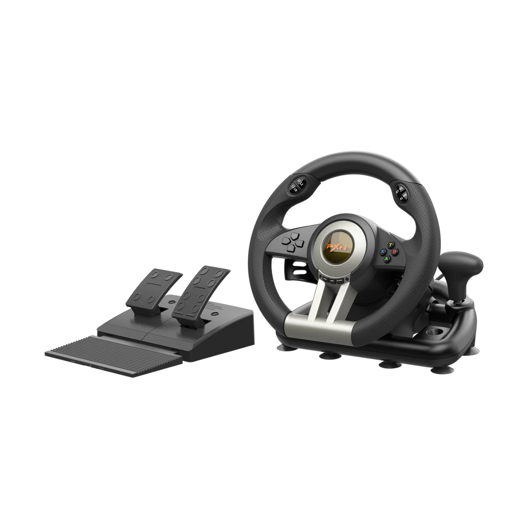 PXN V3 Pro | Lenkrad mit Pedalen für PC, PS4 und Switch