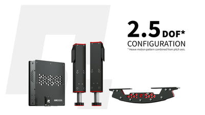 Motion System QS-210 Qubic System Actuators | 3DOF for Simracing | Simufy