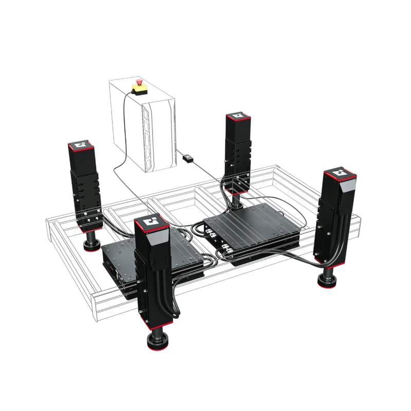Motion System QS-210 Qubic System Actuators | 3DOF for Simracing | Simufy