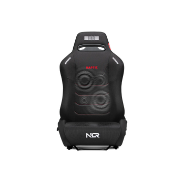 Assento de sim racing háptico Next Level Racing ERS3 Haptic com motores HF8 Pro