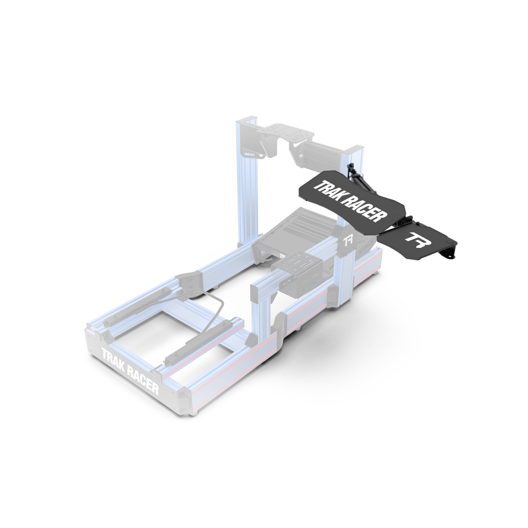 trak racer pedal plate Adjustable Keyboard Mouse Tray V2 for Aluminum Cockpits