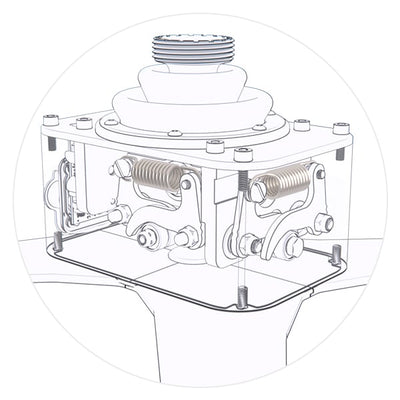 VPC WarBRD-D Flightstick Base