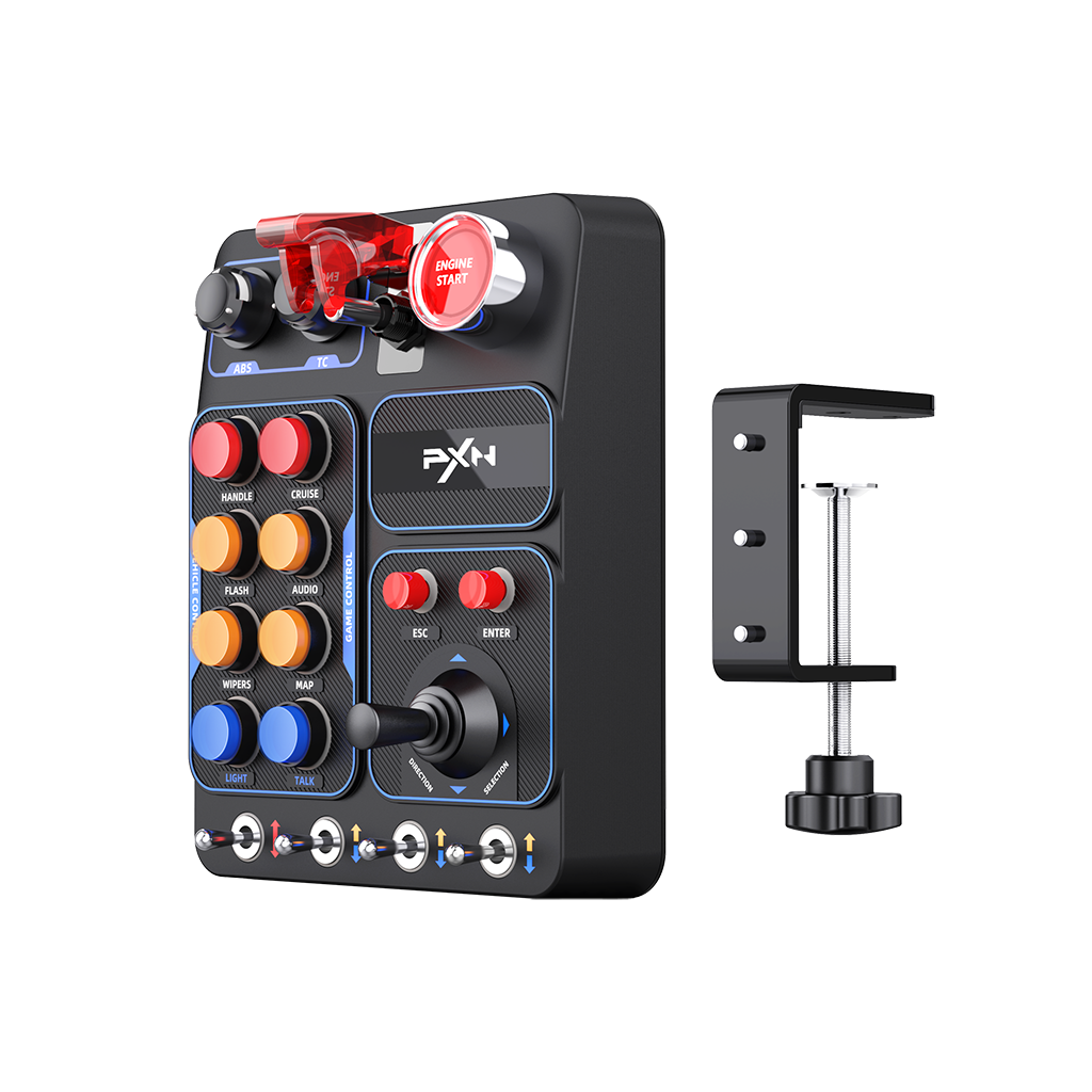 Button Box Simulador PXN CB1 | 30 Botones RGB y Joystick | Simufy