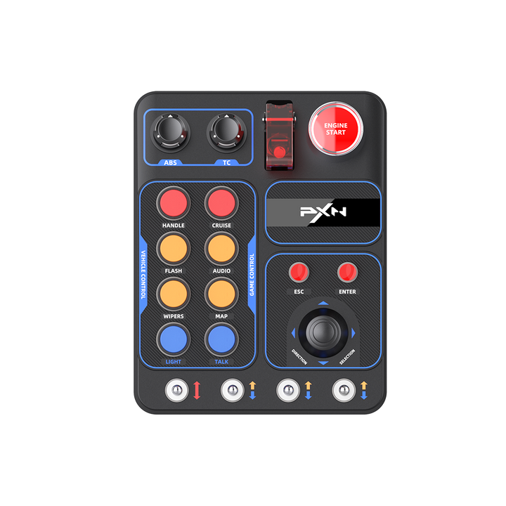PXN CB1 シミュレーター Amazon.com: PXN CB1 Gaming Button Box – Sim Drive Control with 19