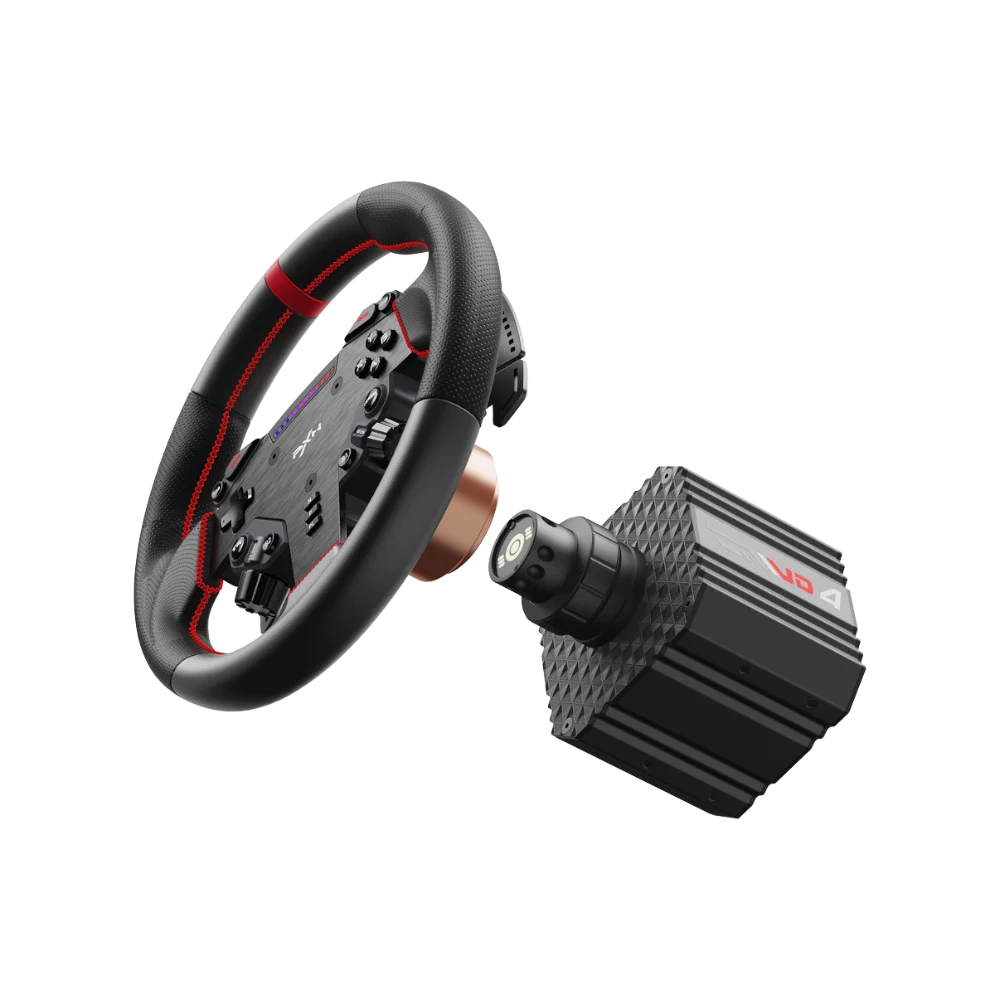 ps4 lenkrad mit pedale günstig Simracing-Lenkrad-Set PXN VD4 | 4Nm & Magnetische Pedale