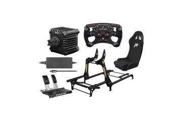 Fanatec CSL Cockpit Formula V2.5 X bundle assembled in GT position