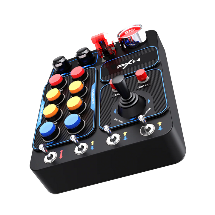 Button Box Simulador PXN CB1 | 30 Botones RGB y Joystick | Simufy