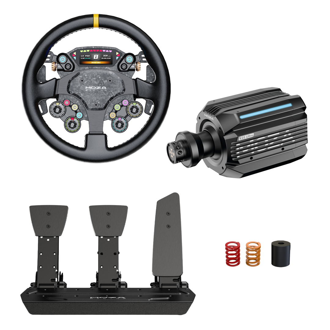 MOZA R25 Ultra TrueTorque Bundle – 25 Nm Direct Drive