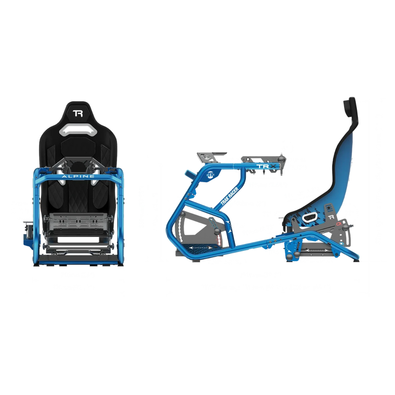 Alpine Racing Hybrid Formula/GT Cockpit | Trak Racer TRX V2 | Simufy