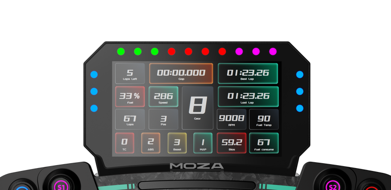 Dashboard CM2 MOZA