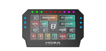 MOZA CM2 Dashboard with 5-inch HD touchscreen for sim racing