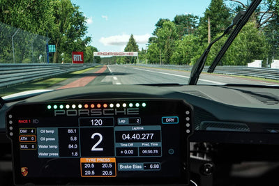 Porsche 911 GT3 Cup Dashboard