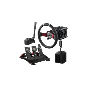 ClubSport DD+ base with V3 pedals, SQ shifter and ClubSport handbrake