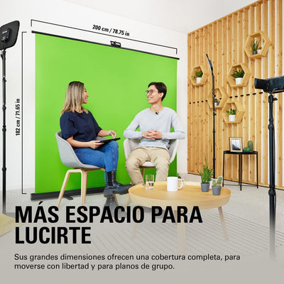 Painel de tela verde Elgato Chromakey dobrável
