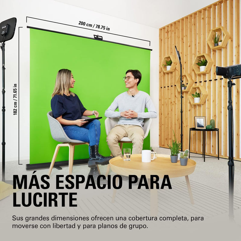 Painel de tela verde Elgato Chromakey dobrável