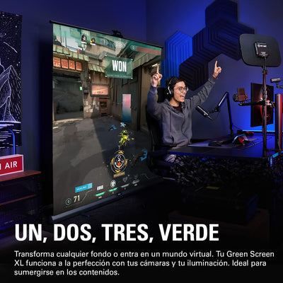 Painel de tela verde Elgato Chromakey dobrável