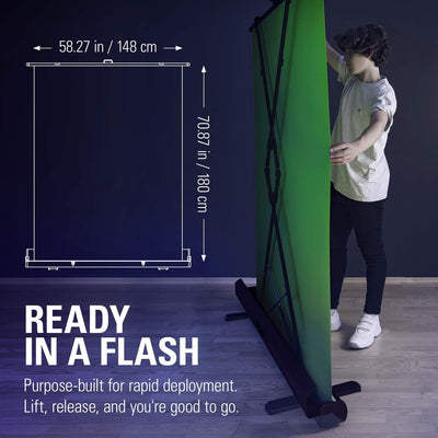 Painel de tela verde Elgato Chromakey dobrável