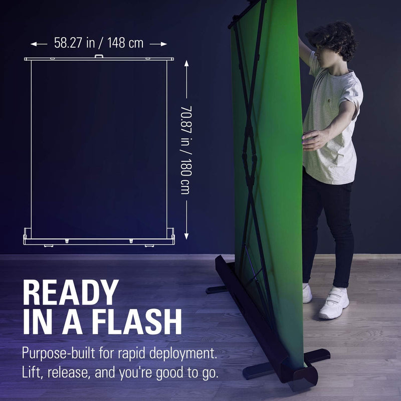 Painel de tela verde Elgato Chromakey dobrável
