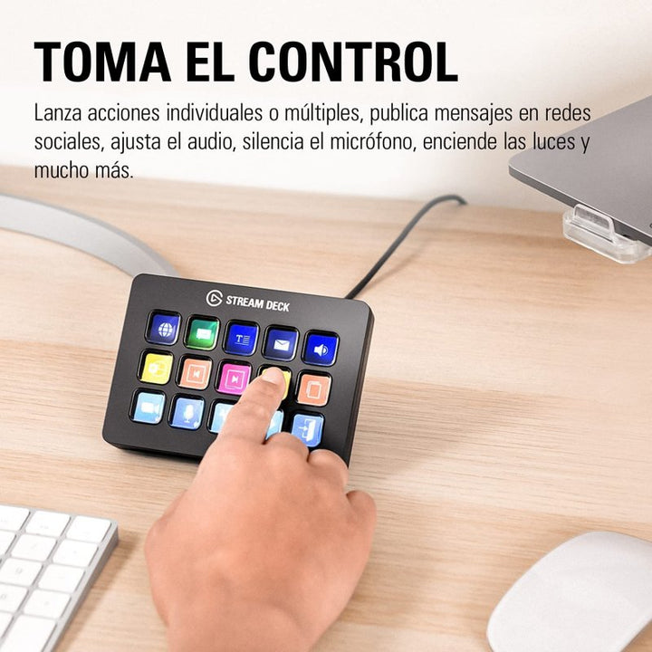 Elgato Stream Deck MK.2 Interfaz Táctil de Control 15 Teclas LCD