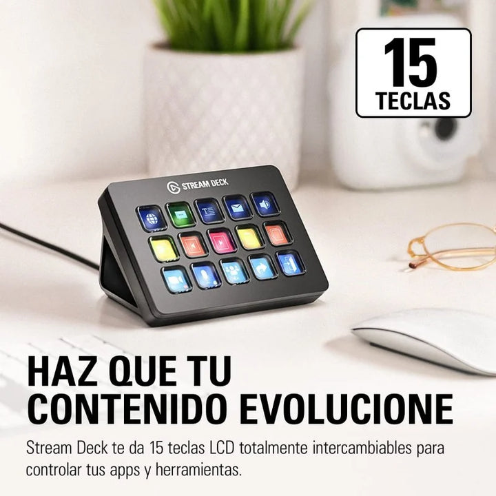 Elgato Stream Deck MK.2 Touch Control Interface 15 LCD Keys | Simufy