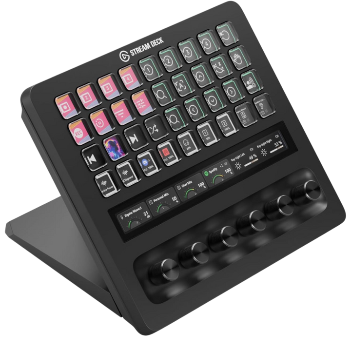 その他 Elgato Stream Deck + Controlador Stream Deck + XL - 36 teclas y diales | Automatiza
