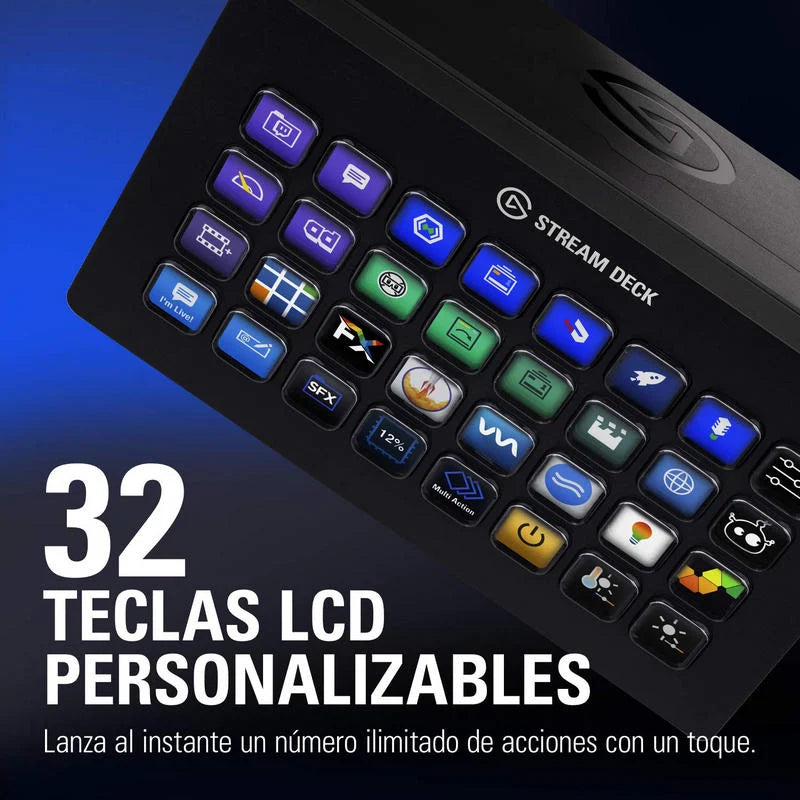 Elgato Stream Deck XL Advanced Streaming Controller 32-Key LCD