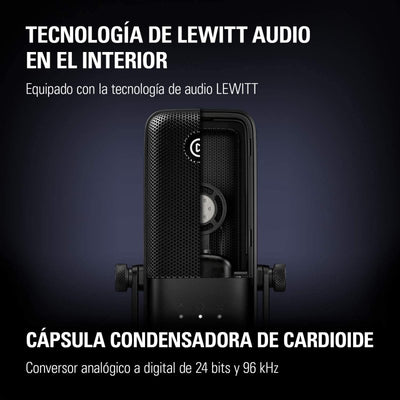 Elgato Wave:3 Microfone Condensador USB e Solução de Mixagem Digital