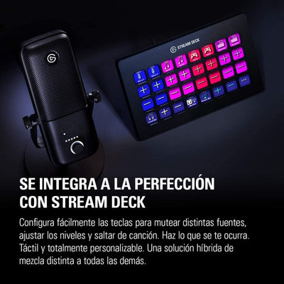 Elgato Wave:3 Microfone Condensador USB e Solução de Mixagem Digital