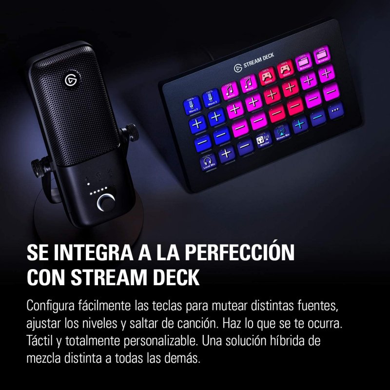 Elgato Wave:3 Microfone Condensador USB e Solução de Mixagem Digital