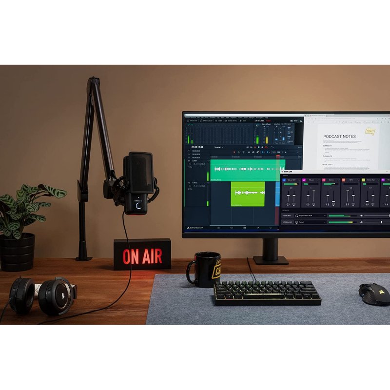 Braço de suspensão articulado alto Elgato Wave Mic Arm
