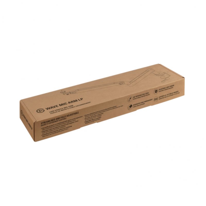 Braço de microfone Elgato Wave LP com qualidade de estúdio