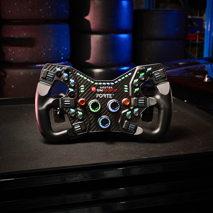 Formula Forte V2 Steering Wheel Asetek SimSports | Simufy