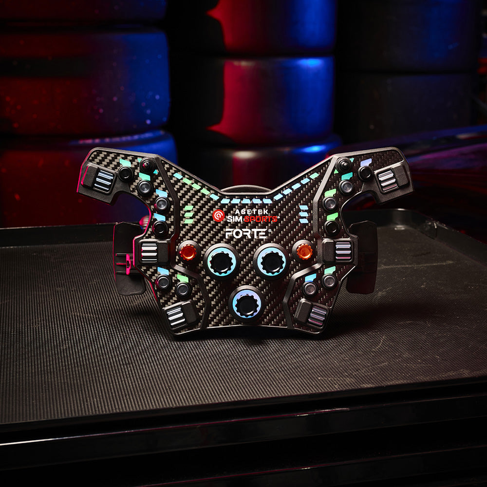 Formula Forte V2 Steering Wheel Asetek SimSports | Simufy
