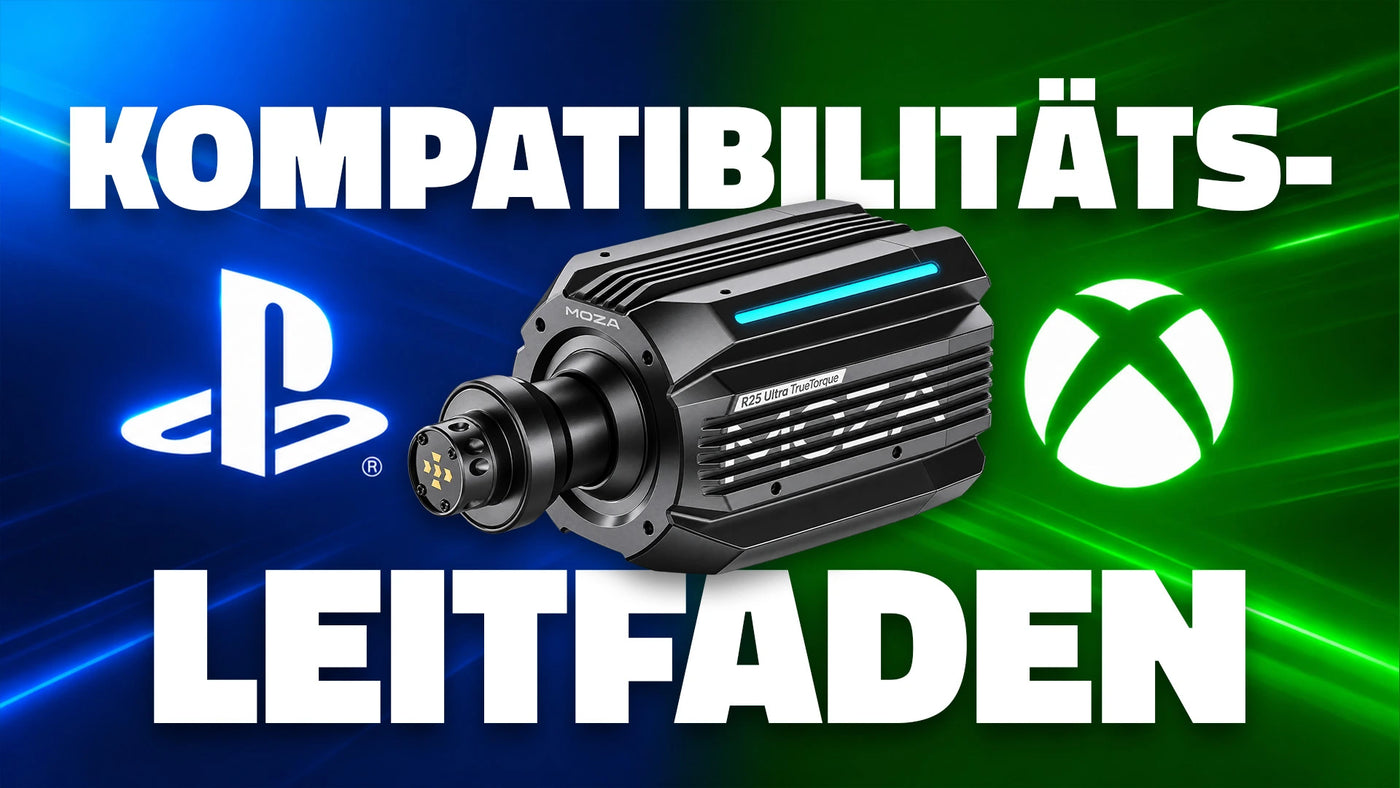 Kompatibilität von Simracing-Lenkrädern mit Konsolen: PC, Xbox und PlayStation einfach erklärt