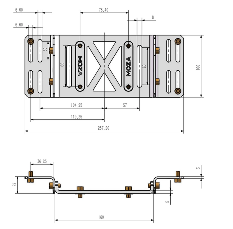 Soporte de Mesa Bases MOZA Reacondicionado