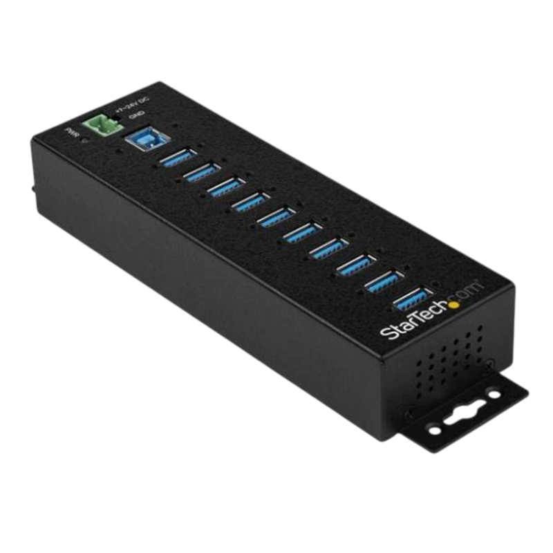 StarTech HB30A10AME | 10-Port Industrial USB 3.0 Hub | Simufy
