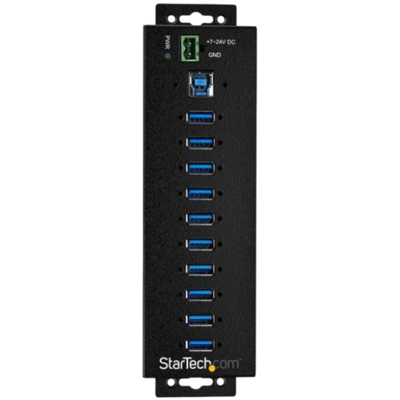 StarTech HB30A10AME | 10-Port Industrial USB 3.0 Hub | Simufy
