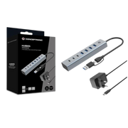 Conceptronic HUBBIES20GP – USB-3.2-Gen-1-Hub mit 7 Ports