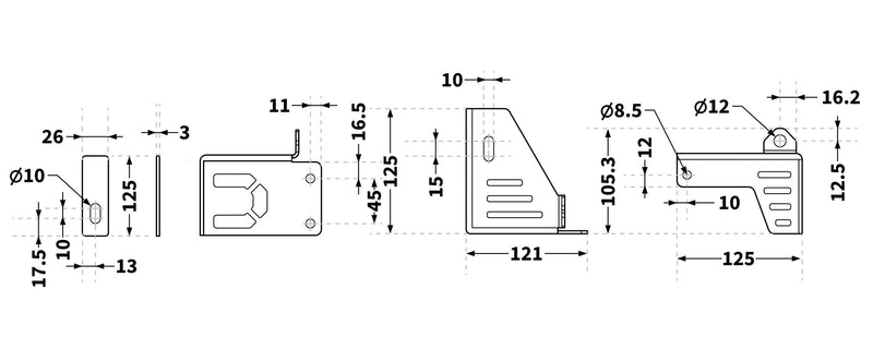 QS-BT1 Installation Kit for NLR Motion Platform V3